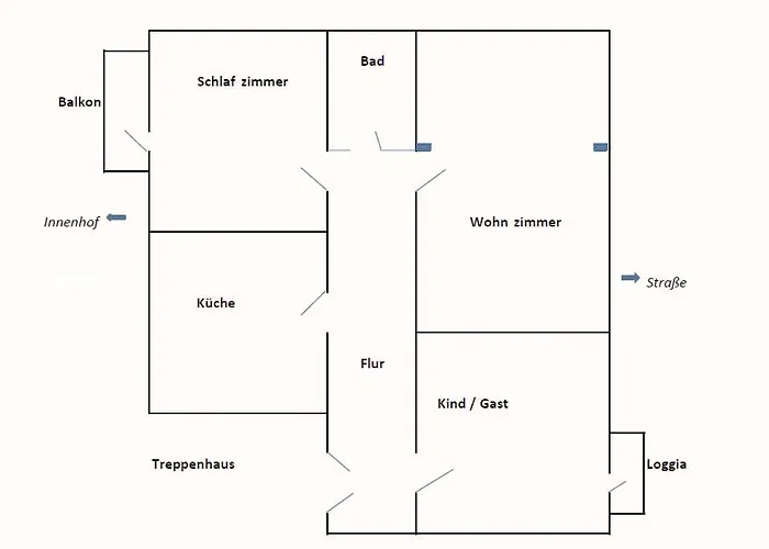 Altbauwohnung Mit 2 Balkonen * Wuppertal